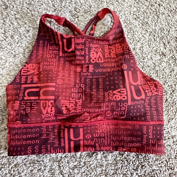 Lululemon Energy High-Neck Longline Bra - Picture 1 of 7